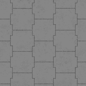 Textures   -   ARCHITECTURE   -   PAVING OUTDOOR   -   Pavers stone   -   Blocks mixed  - Pavers stone mixed size texture seamless 06178 - Displacement