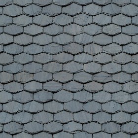 Textures   -   ARCHITECTURE   -   ROOFINGS   -  Slate roofs - Slate roofing texture seamless 03986