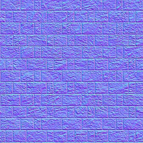 Textures   -   ARCHITECTURE   -   STONES WALLS   -   Stone blocks  - Wall stone with regular blocks texture seamless 08383 - Normal