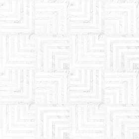 Textures   -   ARCHITECTURE   -   TILES INTERIOR   -   Marble tiles   -   White  - White and brown marble tile optical effect texture seamless 20878 - Ambient occlusion