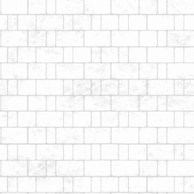 Textures   -   ARCHITECTURE   -   STONES WALLS   -   Stone blocks  - Wall stone with regular blocks texture seamless 08384 - Ambient occlusion