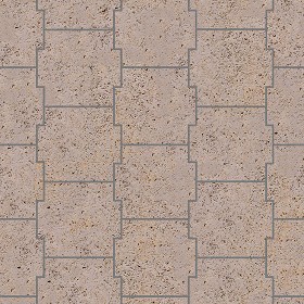 Textures   -   ARCHITECTURE   -   PAVING OUTDOOR   -   Pavers stone   -  Blocks mixed - Pavers stone mixed size texture seamless 06180
