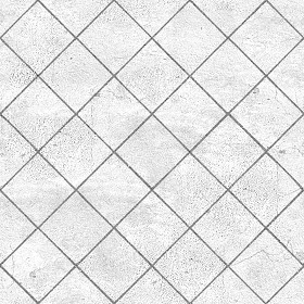 Textures   -   ARCHITECTURE   -   PAVING OUTDOOR   -   Concrete   -   Blocks regular  - Paving outdoor concrete regular block texture seamless 05719 - Bump