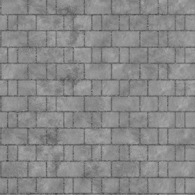 Textures   -   ARCHITECTURE   -   STONES WALLS   -   Stone blocks  - Wall stone with regular blocks texture seamless 08385 - Displacement