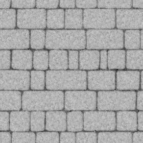 Textures   -   ARCHITECTURE   -   ROADS   -   Paving streets   -   Cobblestone  - Street porfido paving cobblestone texture seamless 07427 - Displacement
