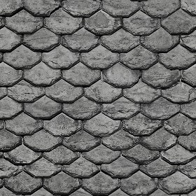 Textures   -   ARCHITECTURE   -   ROOFINGS   -  Slate roofs - Slate roofing texture seamless 03990