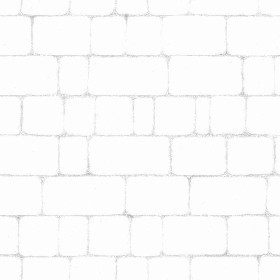 Textures   -   ARCHITECTURE   -   ROADS   -   Paving streets   -   Cobblestone  - Street porfido paving cobblestone texture seamless 07428 - Ambient occlusion