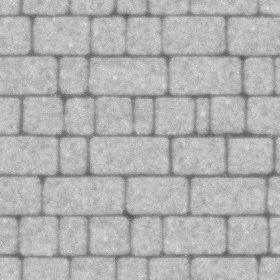 Textures   -   ARCHITECTURE   -   ROADS   -   Paving streets   -   Cobblestone  - Street porfido paving cobblestone texture seamless 07428 - Displacement