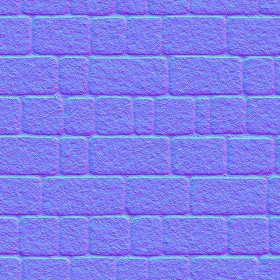 Textures   -   ARCHITECTURE   -   ROADS   -   Paving streets   -   Cobblestone  - Street porfido paving cobblestone texture seamless 07428 - Normal