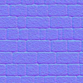 Textures   -   ARCHITECTURE   -   ROADS   -   Paving streets   -   Cobblestone  - Street porfido paving cobblestone texture seamless 07428 - Normal