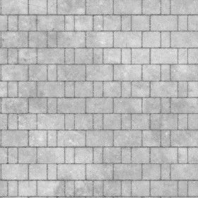Textures   -   ARCHITECTURE   -   STONES WALLS   -   Stone blocks  - Wall stone with regular blocks texture seamless 08387 - Displacement