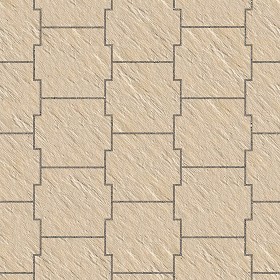 Textures   -   ARCHITECTURE   -   PAVING OUTDOOR   -   Pavers stone   -   Blocks mixed  - Pavers stone mixed size texture seamless 06183 (seamless)
