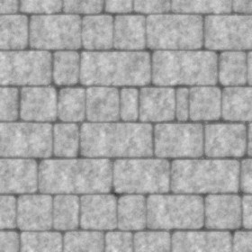 Textures   -   ARCHITECTURE   -   ROADS   -   Paving streets   -   Cobblestone  - Street porfido paving cobblestone texture seamless 07429 - Displacement