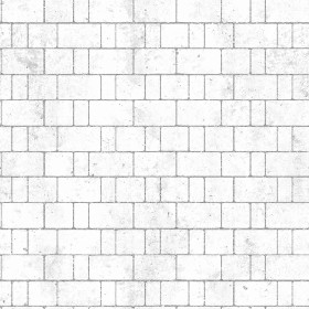 Textures   -   ARCHITECTURE   -   STONES WALLS   -   Stone blocks  - Wall stone with regular blocks texture seamless 08388 - Ambient occlusion