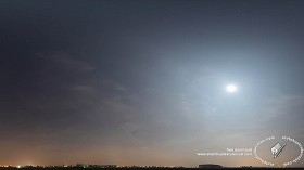 Textures   -   BACKGROUNDS &amp; LANDSCAPES   -  SKY &amp; CLOUDS - Night sky background with moon 18796