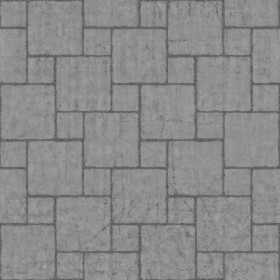 Textures   -   ARCHITECTURE   -   PAVING OUTDOOR   -   Concrete   -   Blocks regular  - Paving outdoor concrete regular block texture seamless 05723 - Displacement