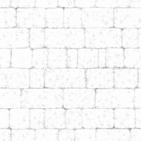 Textures   -   ARCHITECTURE   -   ROADS   -   Paving streets   -   Cobblestone  - Street porfido paving cobblestone texture seamless 07430 - Ambient occlusion
