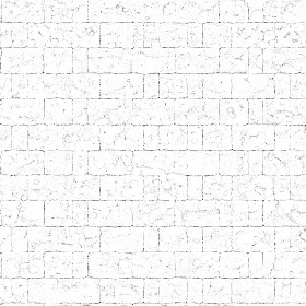 Textures   -   ARCHITECTURE   -   STONES WALLS   -   Stone blocks  - Wall stone with regular blocks texture seamless 08389 - Ambient occlusion