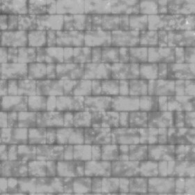 Textures   -   ARCHITECTURE   -   STONES WALLS   -   Stone blocks  - Wall stone with regular blocks texture seamless 08389 - Displacement