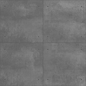 Textures   -   ARCHITECTURE   -   CONCRETE   -   Plates   -   Dirty  - Concrete dirt plates wall texture seamless 01814 - Displacement
