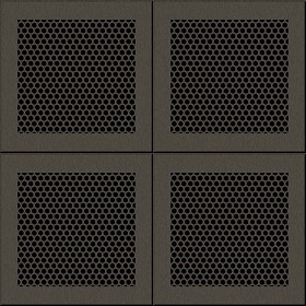 Textures   -   MATERIALS   -   METALS   -   Perforated  - Cream ceiling perforated metal texture seamless 10571 - Specular