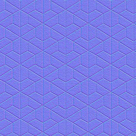 Textures   -   ARCHITECTURE   -   PAVING OUTDOOR   -   Pavers stone   -   Blocks mixed  - Pavers stone mixed size texture seamless 06185 - Normal