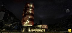 MODERN OFFICE BUILDING - Trias Mahendarto | The Jewel of the Night | Sketchup 2014 - vray 2.0 - photoshop cs6
