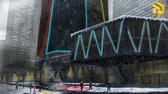 MODERN OFFICE BUILDING - Designer Designed | In Winter | 3ds Max I Vray I Ps Cs6