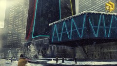 MODERN OFFICE BUILDING - Designer Designed | In Winter | 3ds Max I Vray I Ps Cs6
