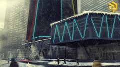 MODERN OFFICE BUILDING - Designer Designed | In Winter | 3ds Max I Vray I Ps Cs6