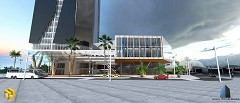 MODERN OFFICE BUILDING - Cido Rodrigues | sketchup pro15 - kerkythea 2011 - ps cc