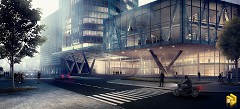 MODERN OFFICE BUILDING - Pablo Jiménez | Sketchup 2013, Vray 2.0, Photoshop Cs6