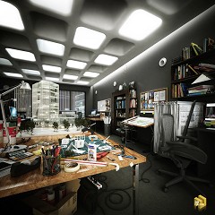 MODERN OFFICE BUILDING - Marco Alkuino | Breaktime | SketchUP/3Ds Max/Photoshop