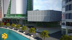 MODERN OFFICE BUILDING - Eddie Eddie cozart | sketchup 2015 + vray 2 + PS