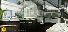 MODERN OFFICE BUILDING - Andrew Chaloupka | Office Building Snow Globe | Podium