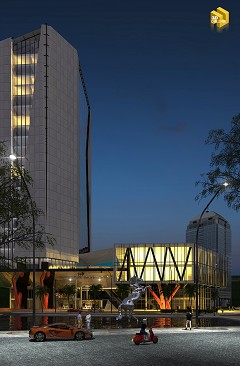 MODERN OFFICE BUILDING - Michael Lennie | First Try | Artlantis 5 PS CC