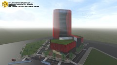 MODERN OFFICE BUILDING - Faiez Ghazazi | bird's eye view | sketchup8 . artlantisstudio5 . pscs6