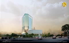 MODERN OFFICE BUILDING - Mohammed Rafeeq | Cam2 | 3dmax 2013, vray,ps 5
