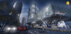 MODERN OFFICE BUILDING - Jesus Cedeño Lorenzo | Jesus Cedeño. | Skp 13, Vray 2.0, Gimp 2.8