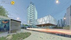 MODERN OFFICE BUILDING - Jorge Ocampo | Concept: In the City | 3dsmax | Vray 3.0 | Pcs6
