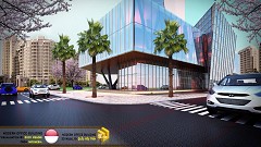 MODERN OFFICE BUILDING - Eddy Hendri | View 3 | SketchUp2014 | V-Ray 2.0 | Photoshop Cs6
