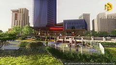 MODERN OFFICE BUILDING - Julius Jadlocon | PHILIPPINES | SKETCHUP+TWINMOTION3+PS CS6