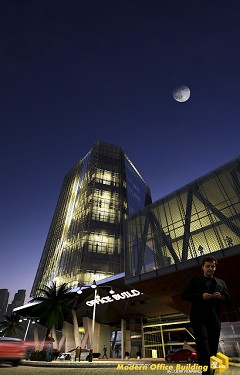 MODERN OFFICE BUILDING - Tjerk Pennings | Eveningscene.. | SKP>ATL5>PS5