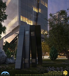 MODERN OFFICE BUILDING - Luis Bautista | "T.A.R.S." | 3ds Max 2014 + Vray + Photoshop CS6