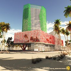 MODERN OFFICE BUILDING - Carlos Müller | colorful desert | SU 2015 + Vue Infinite 2014