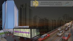 MODERN OFFICE BUILDING - Benjo H | 3D Modeling & Visualization | SketchUp+Vray+Photoshop cc