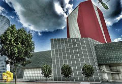 MODERN OFFICE BUILDING - ILYA HALIF | Hdr Modern office building | sketchup 2015 + vray 2.0 + Photoshop ps3