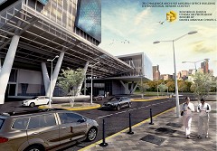 MODERN OFFICE BUILDING - daniel chaves | organic facade | Cinema 4D-Photoshop