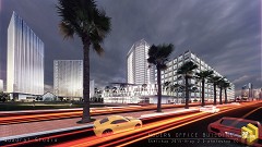 MODERN OFFICE BUILDING - Isaac Santoscoy | Setchup 2015 - Vray 2.0 - Photoshop CC