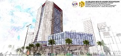 MODERN OFFICE BUILDING - Jd Medina | Water Color Style | Sketchup 2015 + PScs6